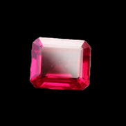 Red Ruby Princess cut from Mozambique 8mm 9ct 2g in sunlight - Rocks and Things Store