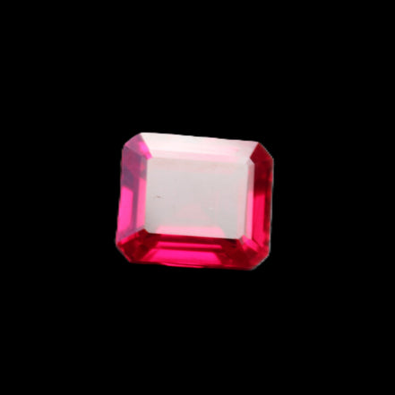 Red Ruby Princess cut from Mozambique 8mm 9ct 2g in sunlight - Rocks and Things Store