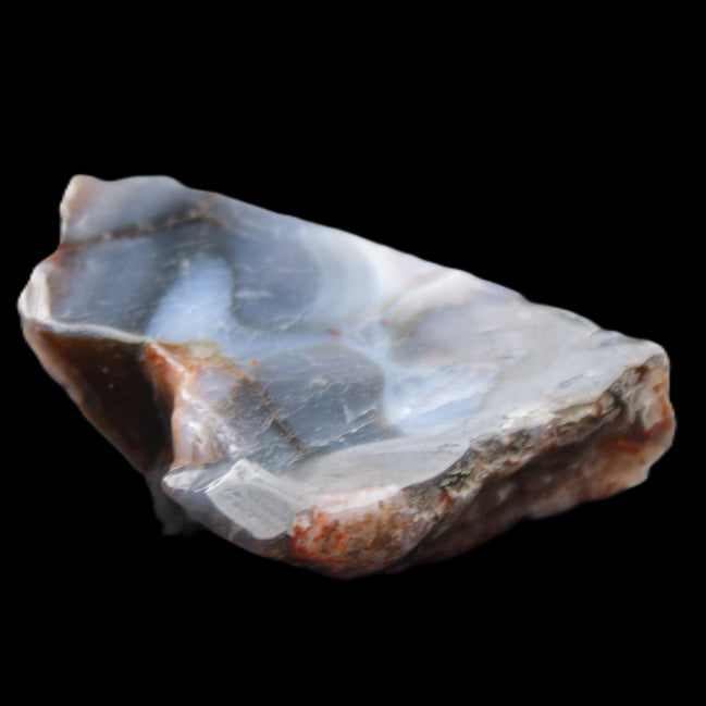 Blue  Flower Agate slice 58*38*17m 55g in sunlight - Rocks and Things Store