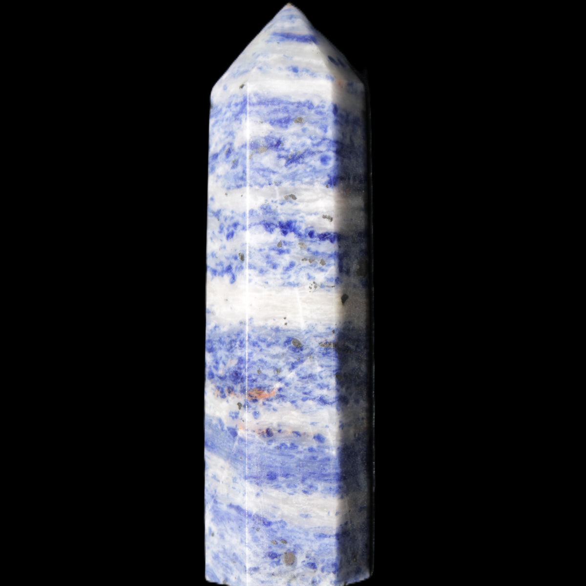 Sodalite wand 87*22*21mm 84g in sunlight - Rocks and Things Store