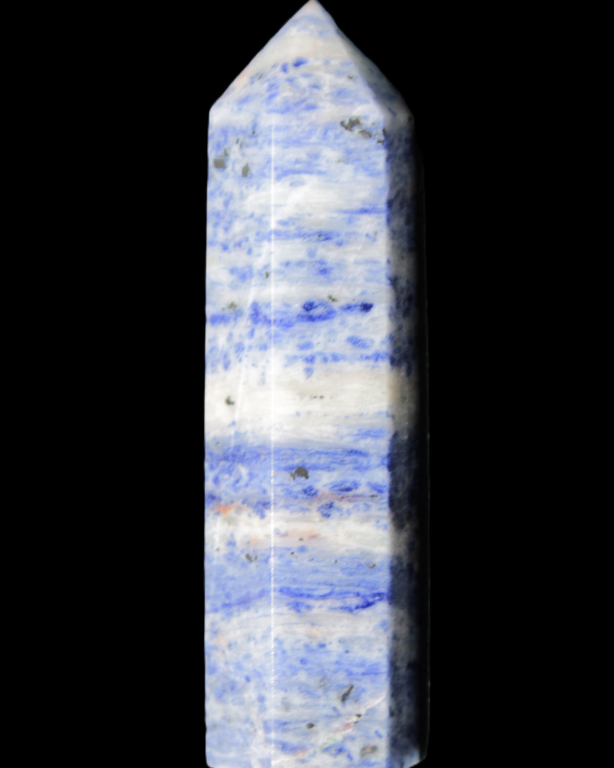 Sodalite wand 87*22*21mm 84g in sunlight - Rocks and Things Store