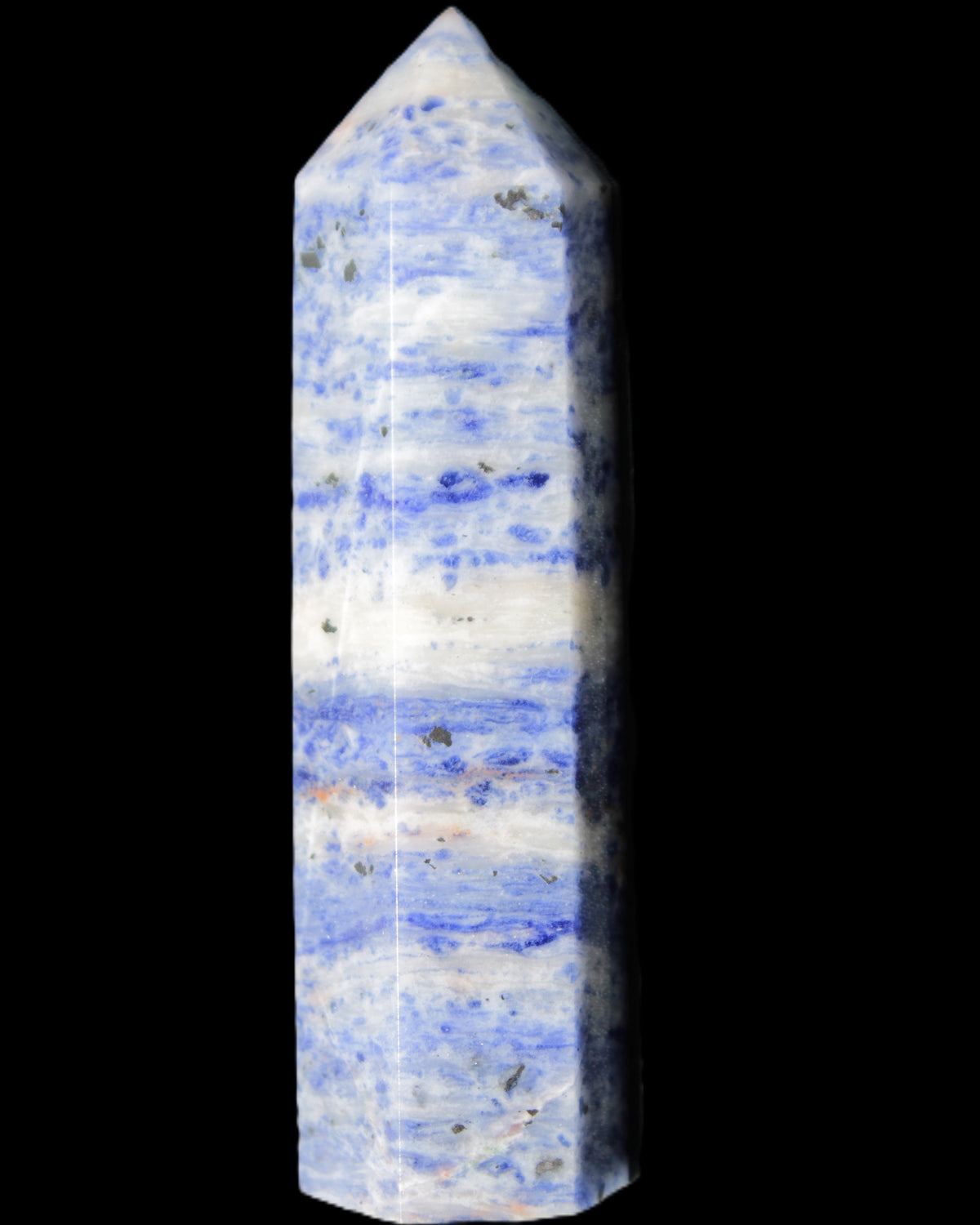 Sodalite wand 87*22*21mm 84g in sunlight - Rocks and Things Store