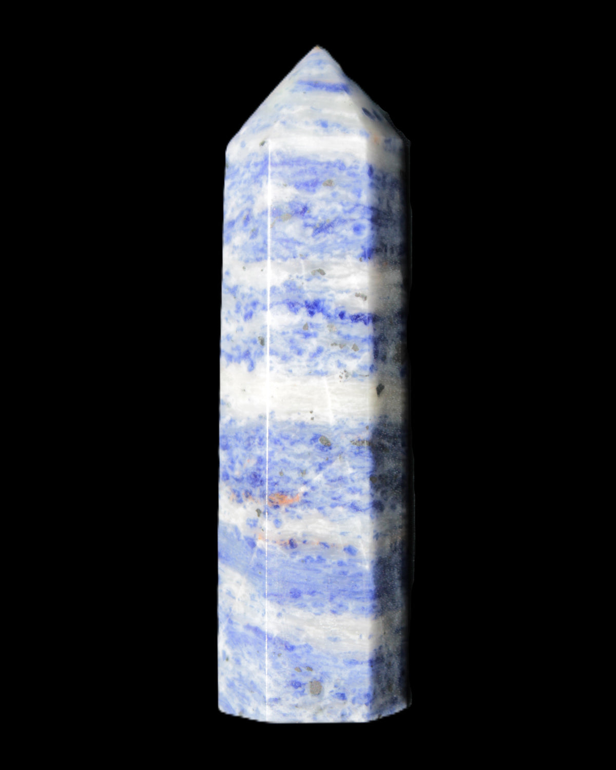 Sodalite wand 87*22*21mm 84g in sunlight - Rocks and Things Store
