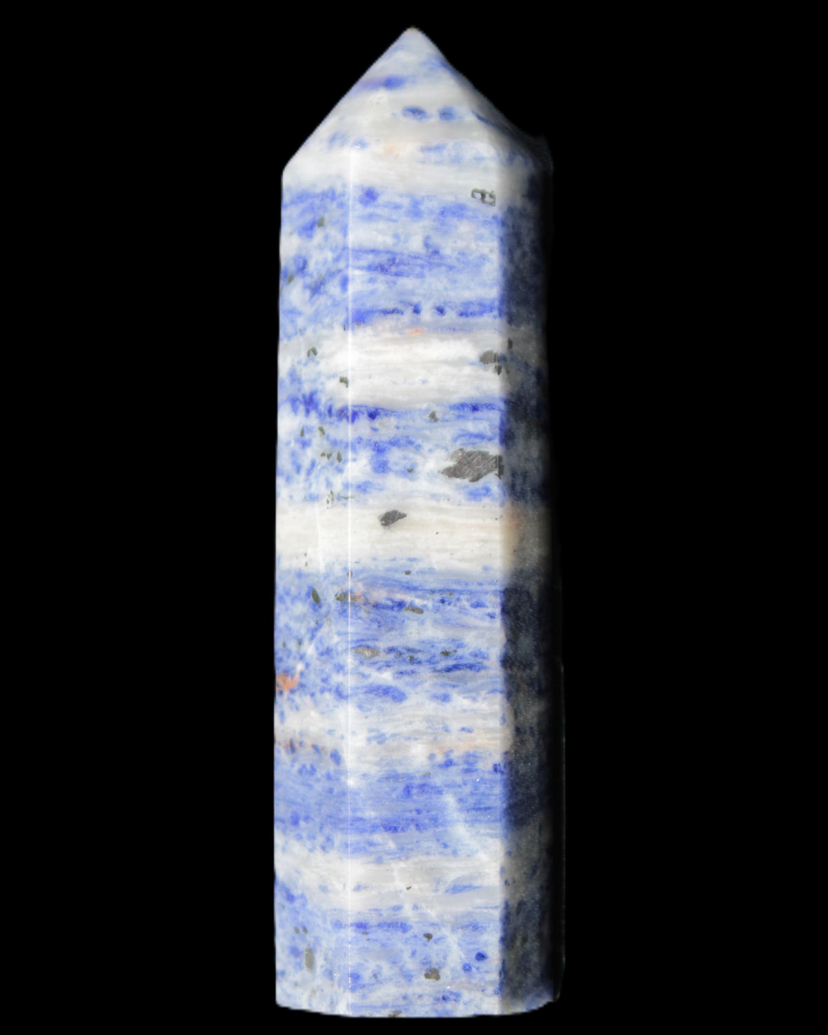 Sodalite wand 87*22*21mm 84g in sunlight - Rocks and Things Store