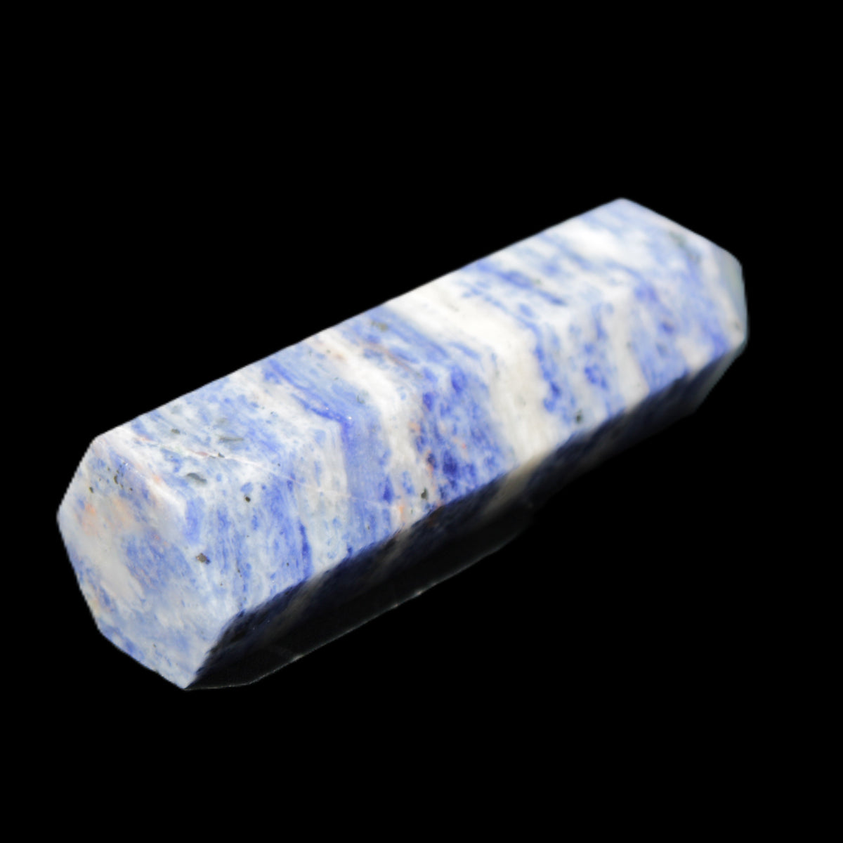Sodalite wand 87*22*21mm 84g in sunlight - Rocks and Things Store