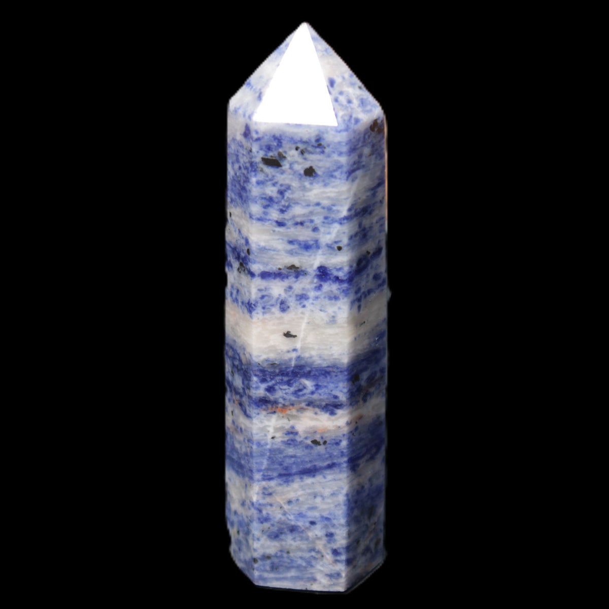 Sodalite wand 87*22*21mm 84g in sunlight - Rocks and Things Store