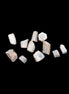Blue/Red Sapphire/Ruby corundum 6-8 rough crystals 8g in sunlight - Rocks and Things Store