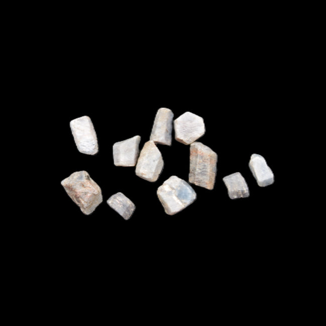 Blue/Red Sapphire/Ruby corundum 6-8 rough crystals 8g in sunlight - Rocks and Things Store