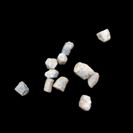 Blue/Red Sapphire/Ruby corundum 6-8 rough crystals 8g in sunlight - Rocks and Things Store