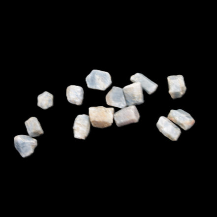 Blue/Red Sapphire/Ruby corundum 6-8 rough crystals 8g in sunlight - Rocks and Things Store