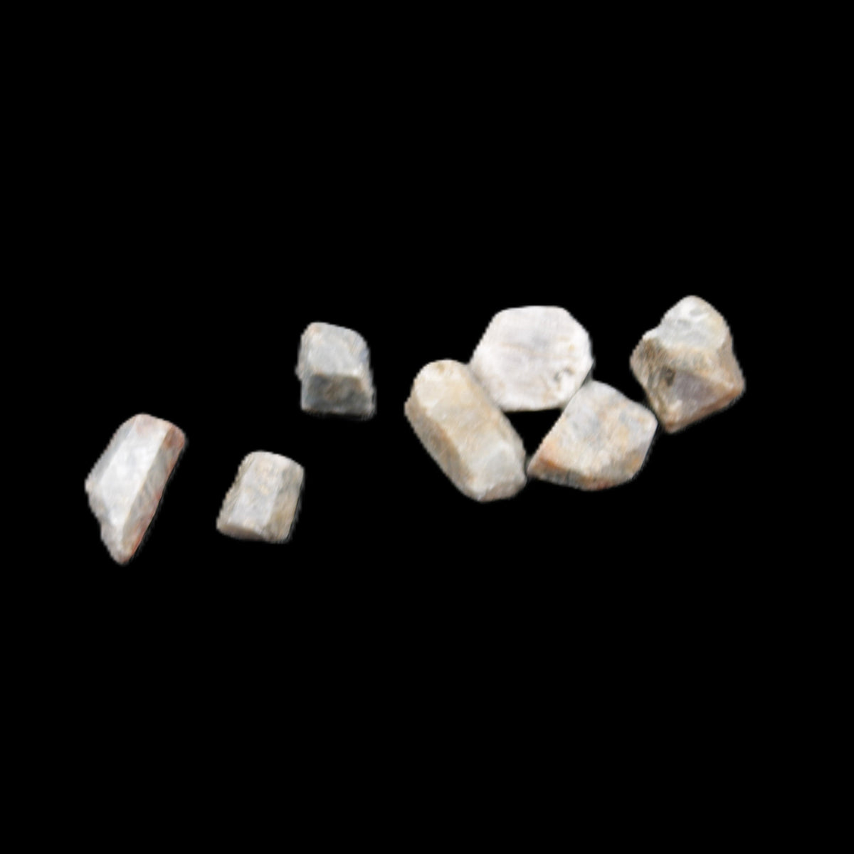Blue/Red Sapphire/Ruby corundum 6-8 rough crystals 8g in sunlight - Rocks and Things Store