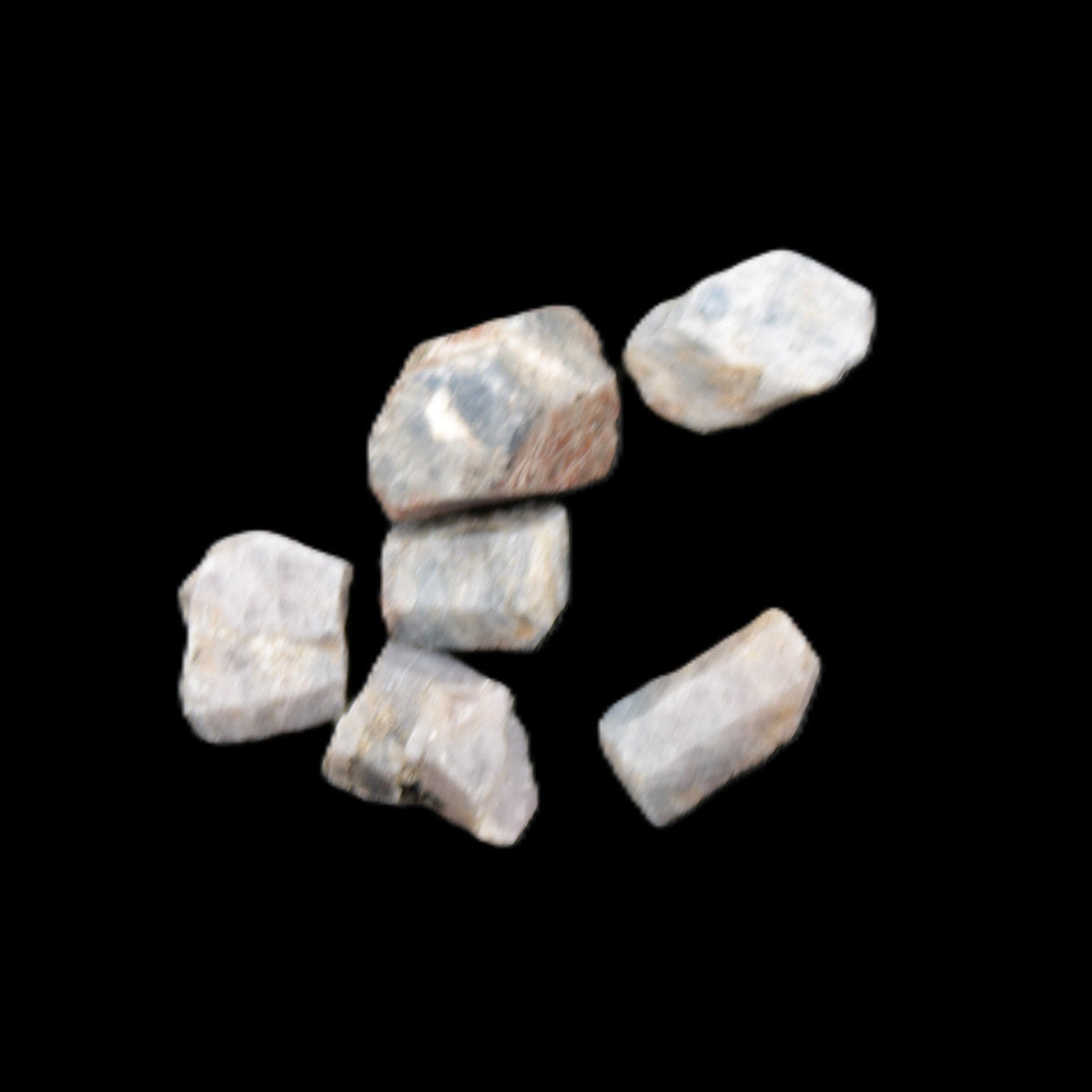Blue/Red Sapphire/Ruby corundum 6-8 rough crystals 8g in sunlight - Rocks and Things Store