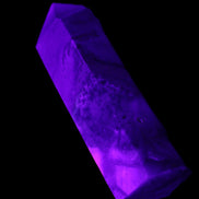 Charoite wand 63*20*18mm 56g in UV light - Rocks and Things Store