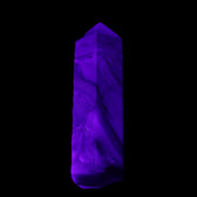 Charoite wand 63*20*18mm 56g in UV light - Rocks and Things Store