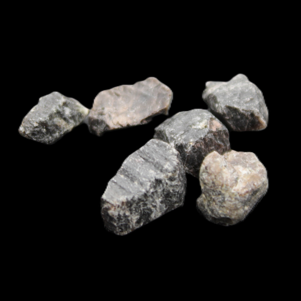 Sapphire corundum 4-6 rough crystals 8-9g in sunlight - Rocks and Things Store