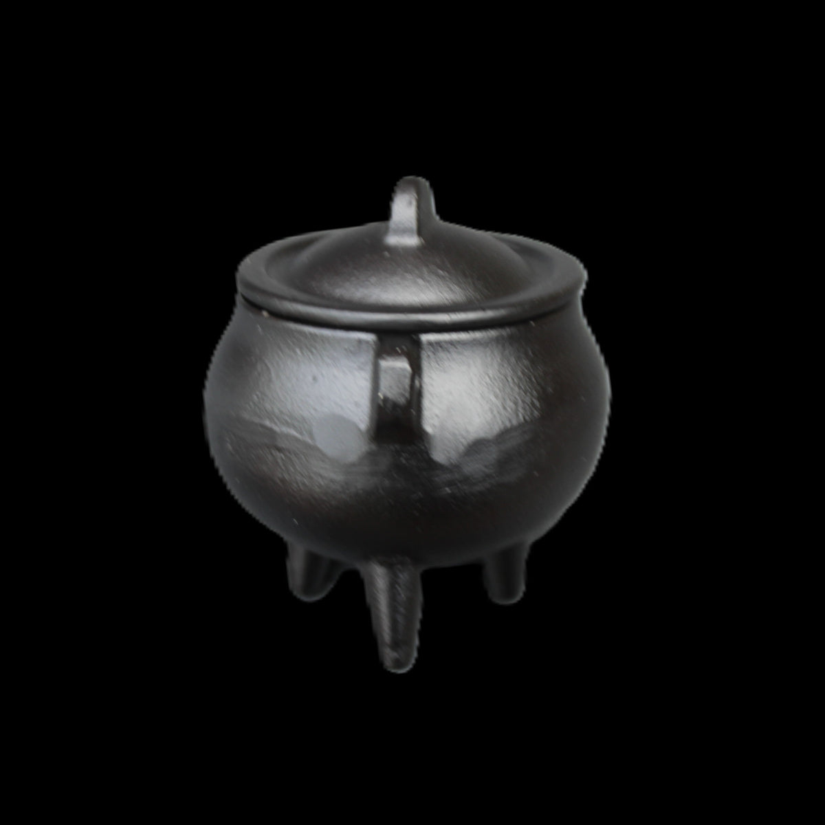 Small Cast Iron Incense Burner with Lid 67mm 224g in sunlight - Rocks and Things Store