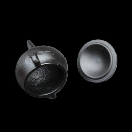 Small Cast Iron Incense Burner with Lid 67mm 224g in sunlight - Rocks and Things Store