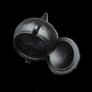 Small Cast Iron Incense Burner with Lid 67mm 224g in sunlight - Rocks and Things Store