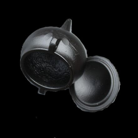 Small Cast Iron Incense Burner with Lid 67mm 224g in sunlight - Rocks and Things Store