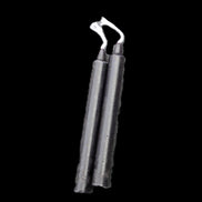 Two Black Chime Spell Candles 10.2cm unscented in sunlight - Rocks and Things Store