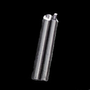 Two Black Chime Spell Candles 10.2cm unscented in sunlight - Rocks and Things Store
