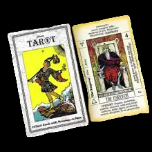 Classic Tarot cards in sunlight - Rocks and Things Store