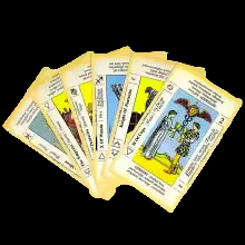 Classic Tarot cards in sunlight - Rocks and Things Store