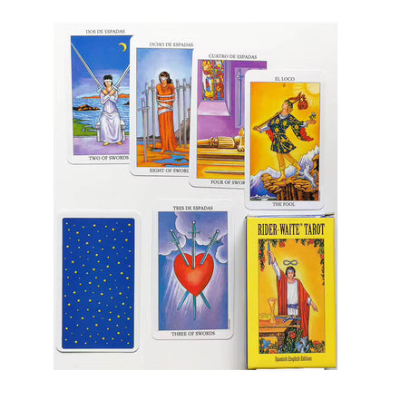 The Rider Tarot card deck with guide in sunlight - Rocks and Things Store
