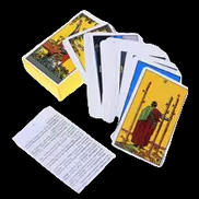The Rider Tarot card deck with guide in sunlight - Rocks and Things Store