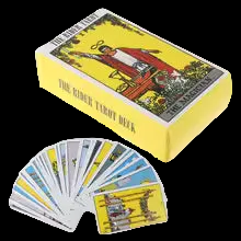 The Rider Tarot card deck with guide in sunlight - Rocks and Things Store