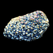 Aura electroplated Quartz cluster 38-45mm 24-28g in sunlight - Rocks and Things Store