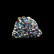 Aura electroplated Quartz cluster 38-45mm 24-28g in sunlight - Rocks and Things Store