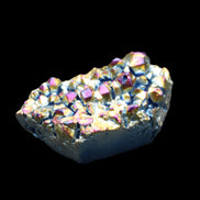 Aura electroplated Quartz cluster 38-45mm 24-28g in sunlight - Rocks and Things Store