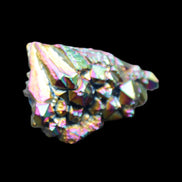 Aura electroplated Quartz cluster 38-45mm 24-28g in sunlight - Rocks and Things Store