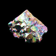 Aura electroplated Quartz cluster 38-45mm 24-28g in sunlight - Rocks and Things Store