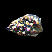 Aura electroplated Quartz cluster 38-45mm 24-28g in sunlight - Rocks and Things Store