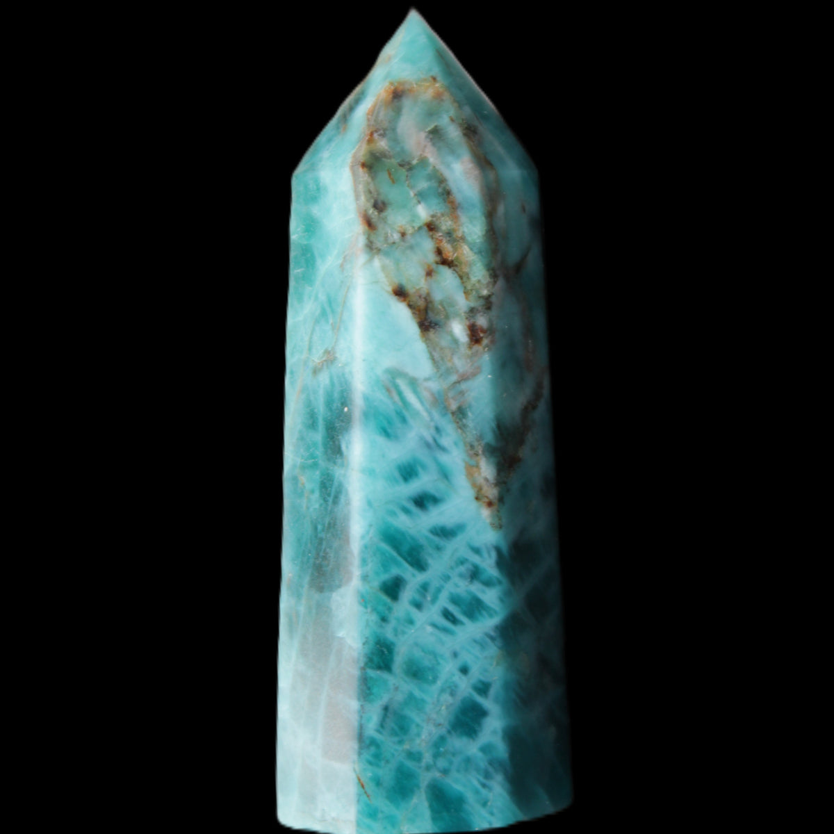 Apatite wand 24*19*64mm 55g in sunlight - Rocks and Things Store
