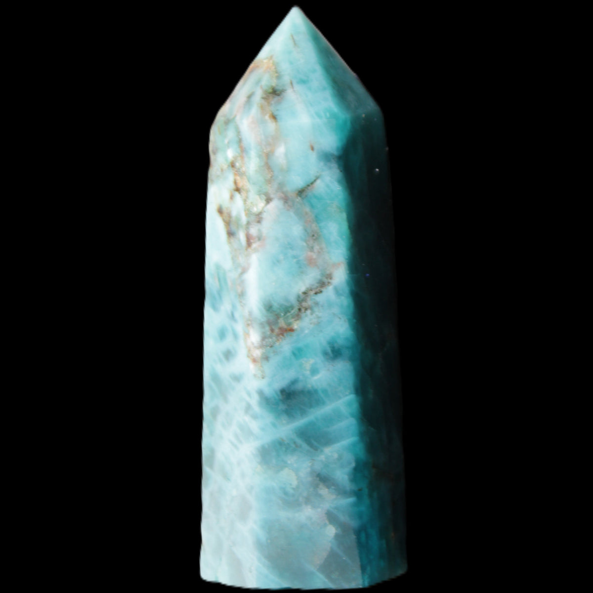 Apatite wand 24*19*64mm 55g in sunlight - Rocks and Things Store