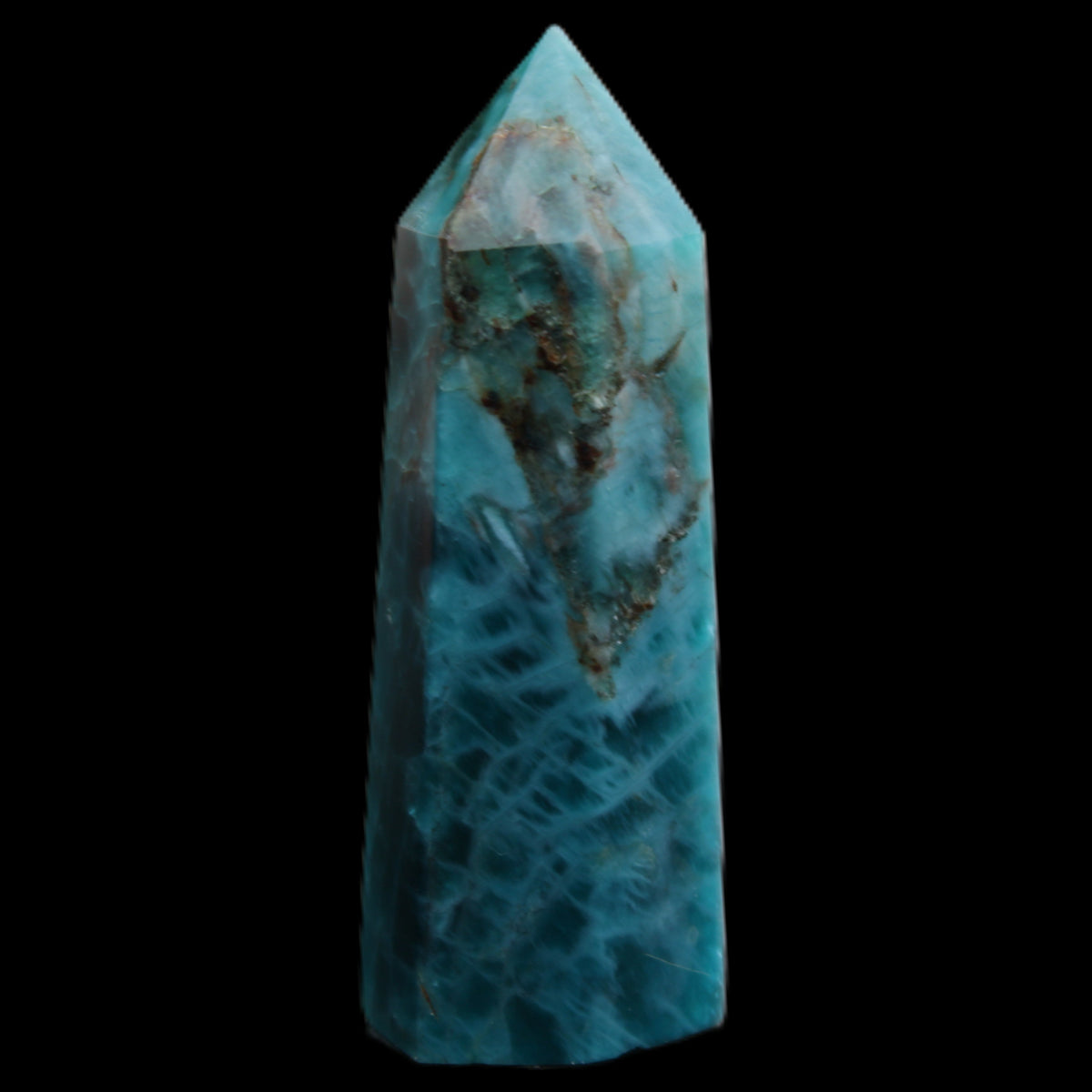Apatite wand 24*19*64mm 55g in sunlight - Rocks and Things Store