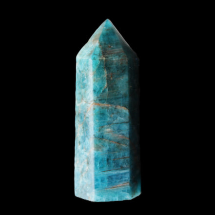 Apatite wand 24*19*64mm 28g in sunlight - Rocks and Things Store