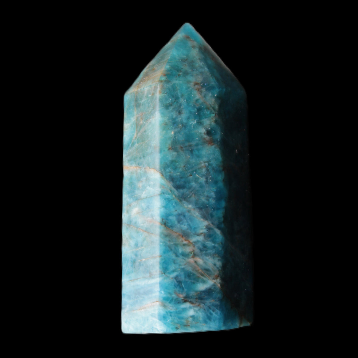Apatite wand 24*19*64mm 28g in sunlight - Rocks and Things Store