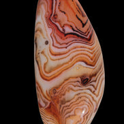 Crazy Lace Silk Banded Agate tumbled stone from Madagascar 59g in sunlight - Rocks and Things Store