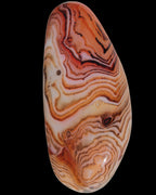 Crazy Lace Silk Banded Agate tumbled stone from Madagascar 59g in sunlight - Rocks and Things Store