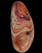Crazy Lace Silk Banded Agate tumbled stone from Madagascar 59g in sunlight - Rocks and Things Store