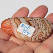Crazy Lace Silk Banded Agate tumbled stone from Madagascar 59.1g Rocks and Things