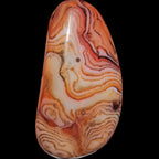 Crazy Lace Silk Banded Agate tumbled stone from Madagascar 59g in sunlight - Rocks and Things Store