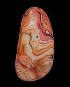 Crazy Lace Silk Banded Agate tumbled stone from Madagascar 59g in sunlight - Rocks and Things Store