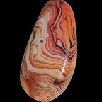Crazy Lace Silk Banded Agate tumbled stone from Madagascar 59g in sunlight - Rocks and Things Store