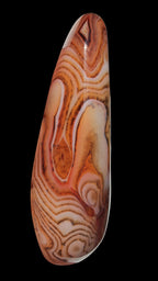 Crazy Lace Silk Banded Agate tumbled stone from Madagascar 59g in sunlight - Rocks and Things Store