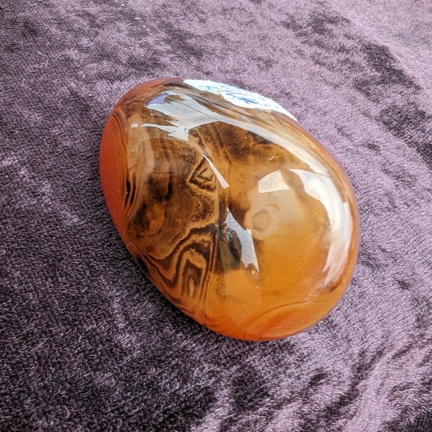 Crazy Lace Silk Banded Agate tumbled stone from Madagascar 66.3g Rocks and Things